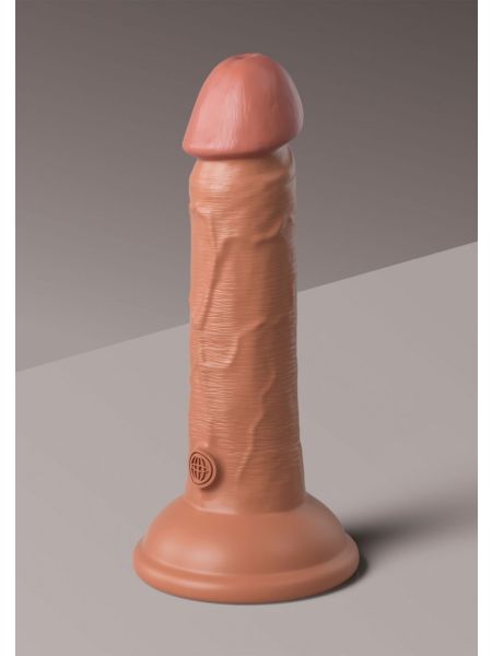 6 Inch 2Density Silicone Cock - 4